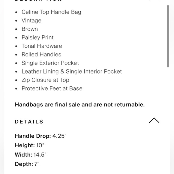 Celine Macadam Boston Triomphe coated canvas  bag GUC - Picture 4 of 17